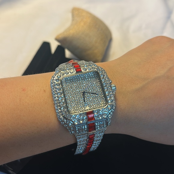Bling label premium iced out watch